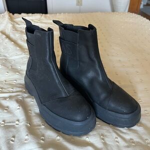 TOMS Black Women's Chunky Ankle Boots
